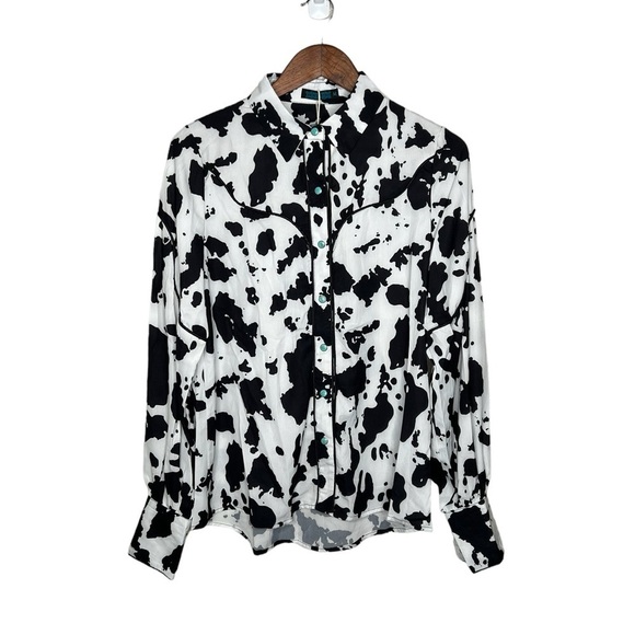 Fashion Express USA Western Snap Women’s Long Sleeve Shirt - Picture 5 of 15